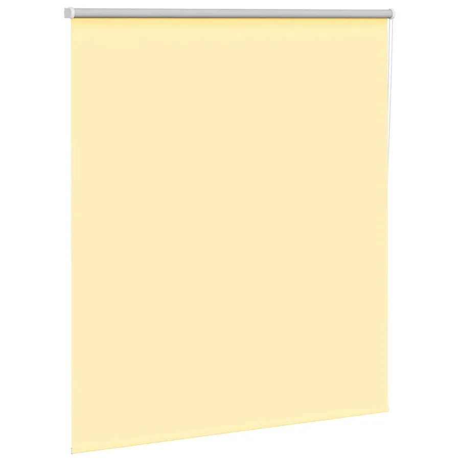 Store enrouleur occultant jaune largeur du tissu 131,6 cm - 3