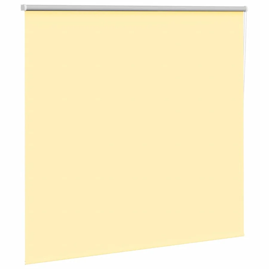 Store enrouleur occultant jaune largeur du tissu 141,6 cm - 3