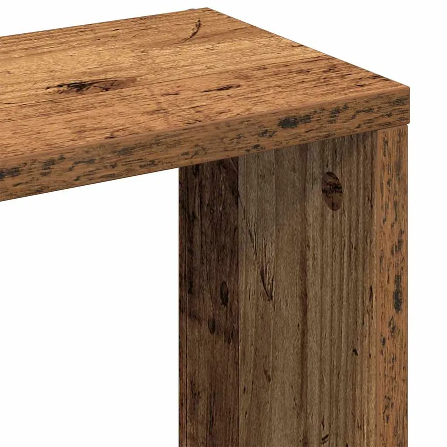 Étagère murale en bois ancien 36 x 16 x 90 cm Bois d'ingénierie - 8