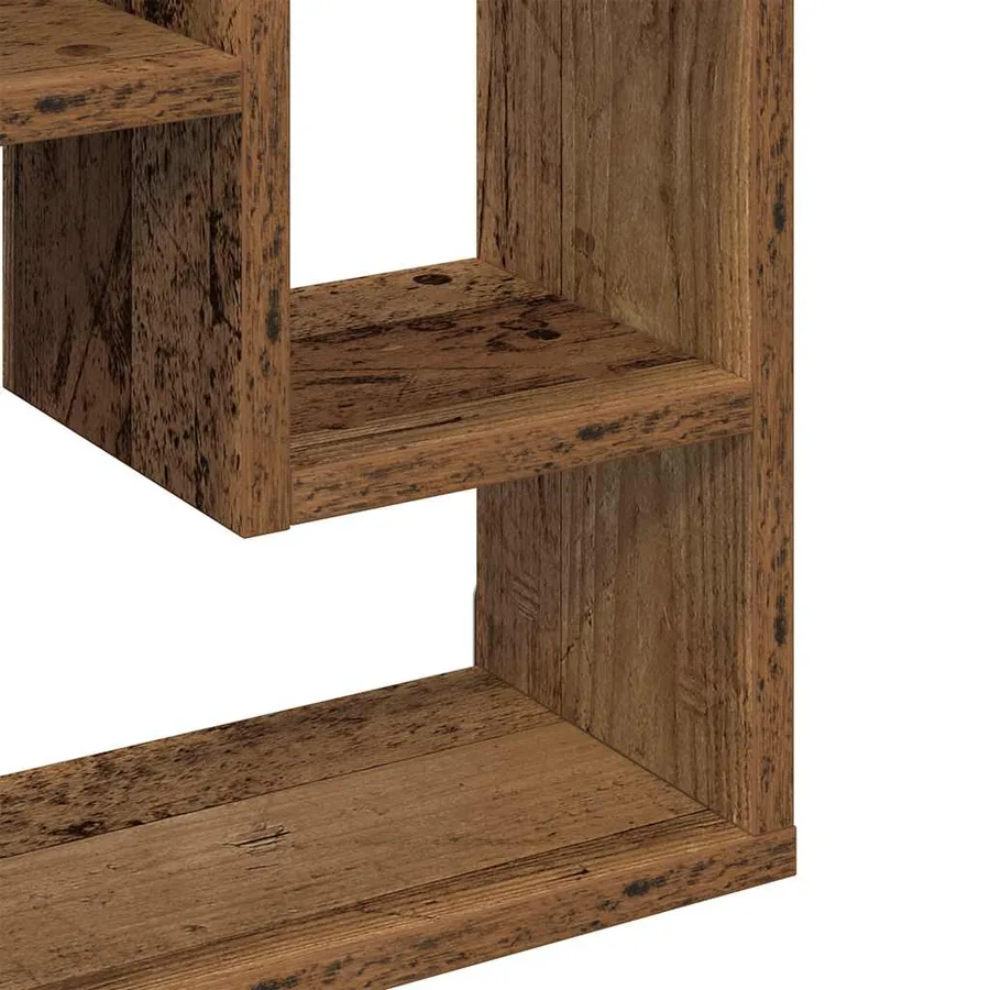 Étagère murale en bois ancien 36 x 16 x 90 cm Bois d'ingénierie - 9