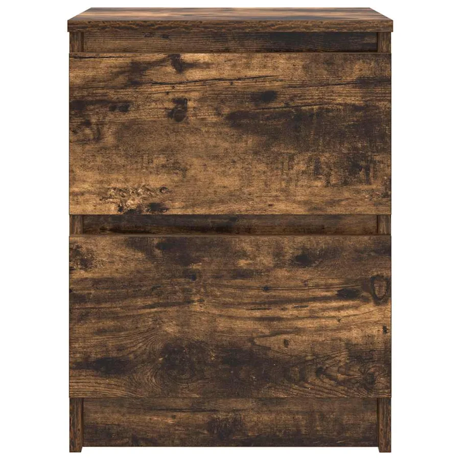 Meuble TV chêne fumé 40x35x54 cm bois d'ingénierie - 6
