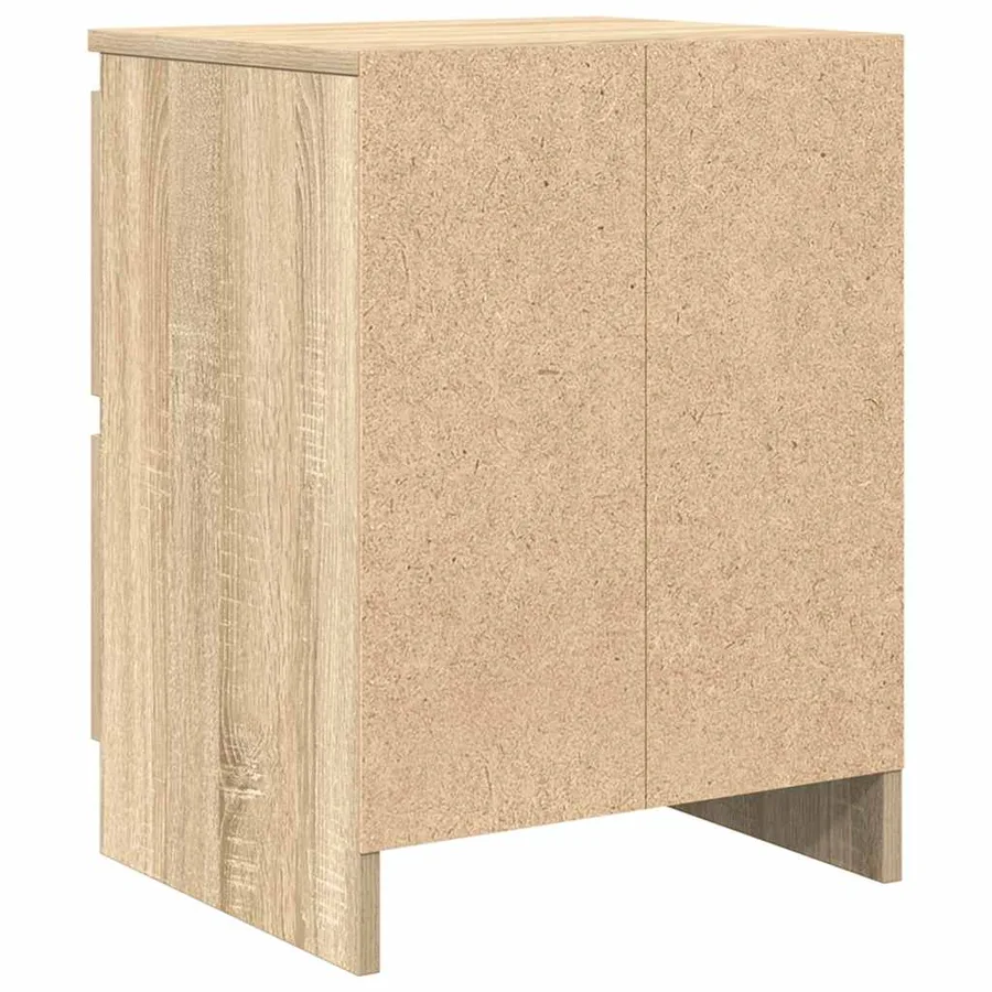 Meuble TV chêne sonoma 40x35x54 cm bois d'ingénierie - 8
