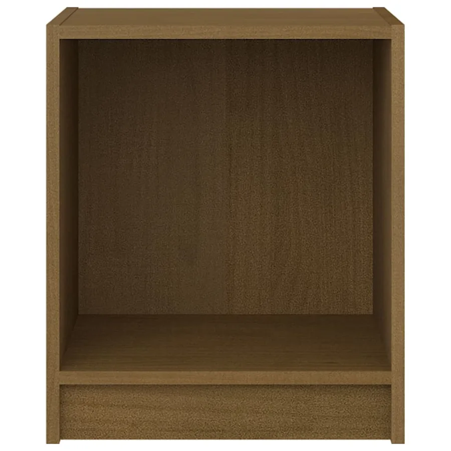 Tables de chevet 2 pcs Marron miel 35,5x33,5x41,5 cm Pin massif - 6