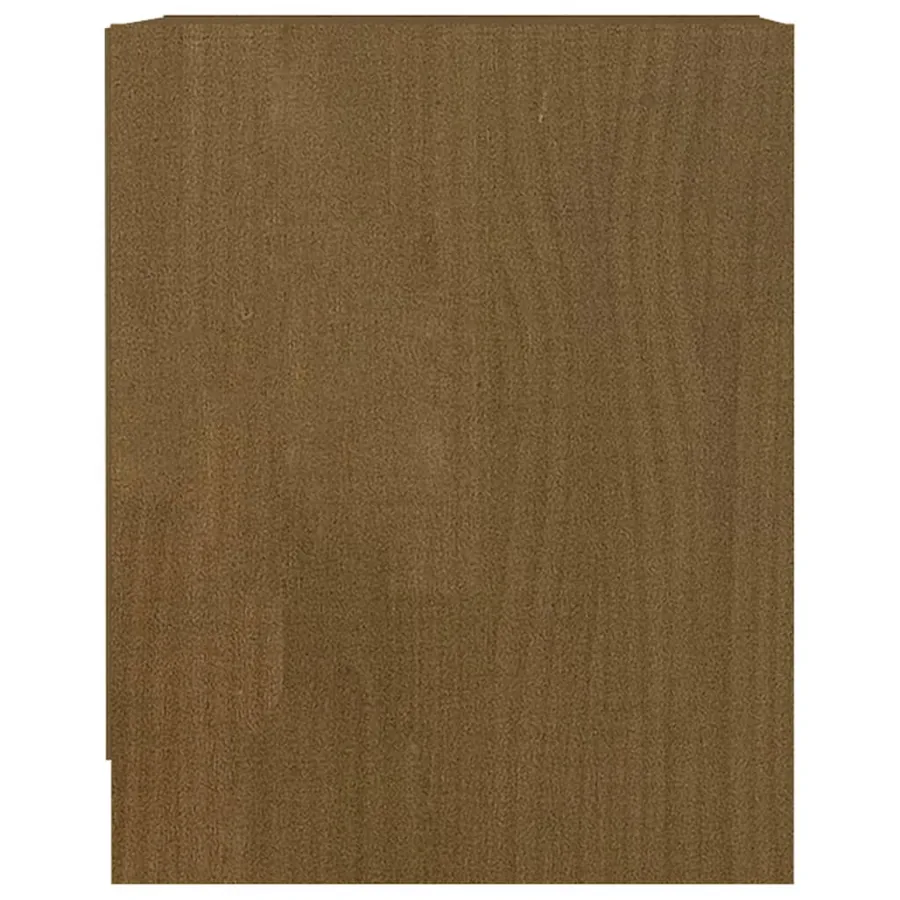 Tables de chevet 2 pcs Marron miel 35,5x33,5x41,5 cm Pin massif - 7