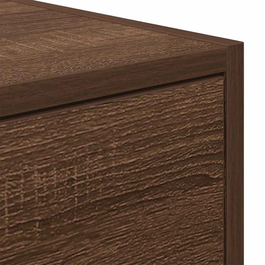 Meuble TV 2 pcs chêne marron 60x31x25,5 cm bois d'ingénierie - 11