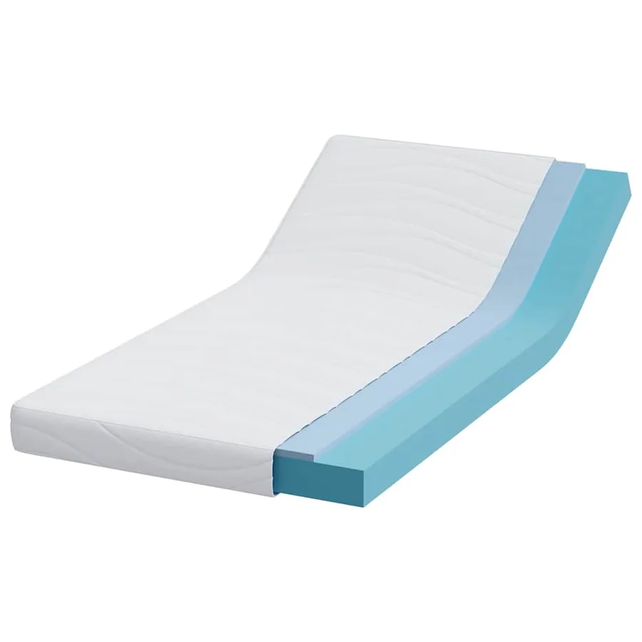 Matelas Blanc 120 x 200 cm Tissu jacquard - 3
