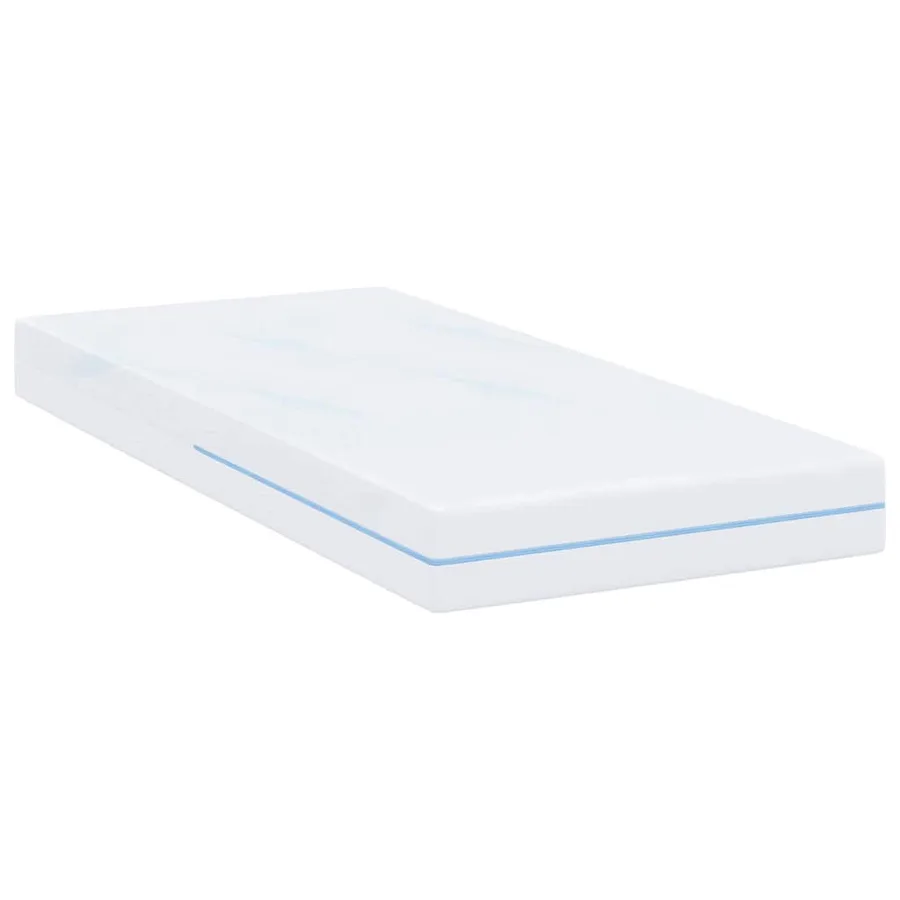 Matelas Moyennement ferme 70 x 200 cm Blanc - 5
