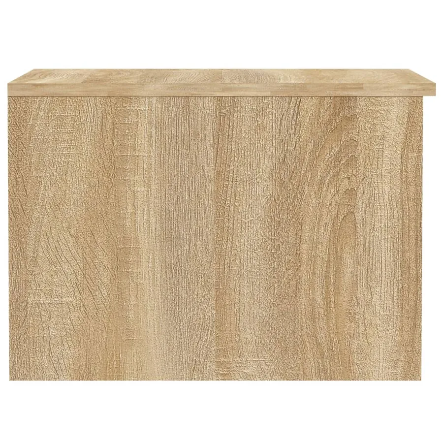 Table basse chêne sonoma 50x50x36 cm bois d'ingénierie - 7
