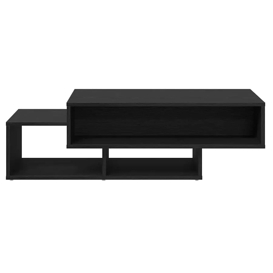 Table basse en chêne noir 105 x 55 x 32 cm bois d'ingénierie - 5