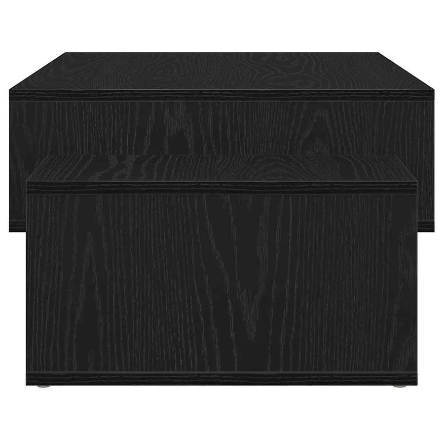 Table basse en chêne noir 105 x 55 x 32 cm bois d'ingénierie - 6