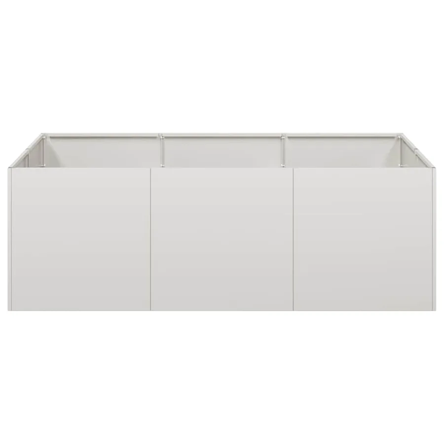 Jardinière 120x80x40 cm acier inoxydable - 4