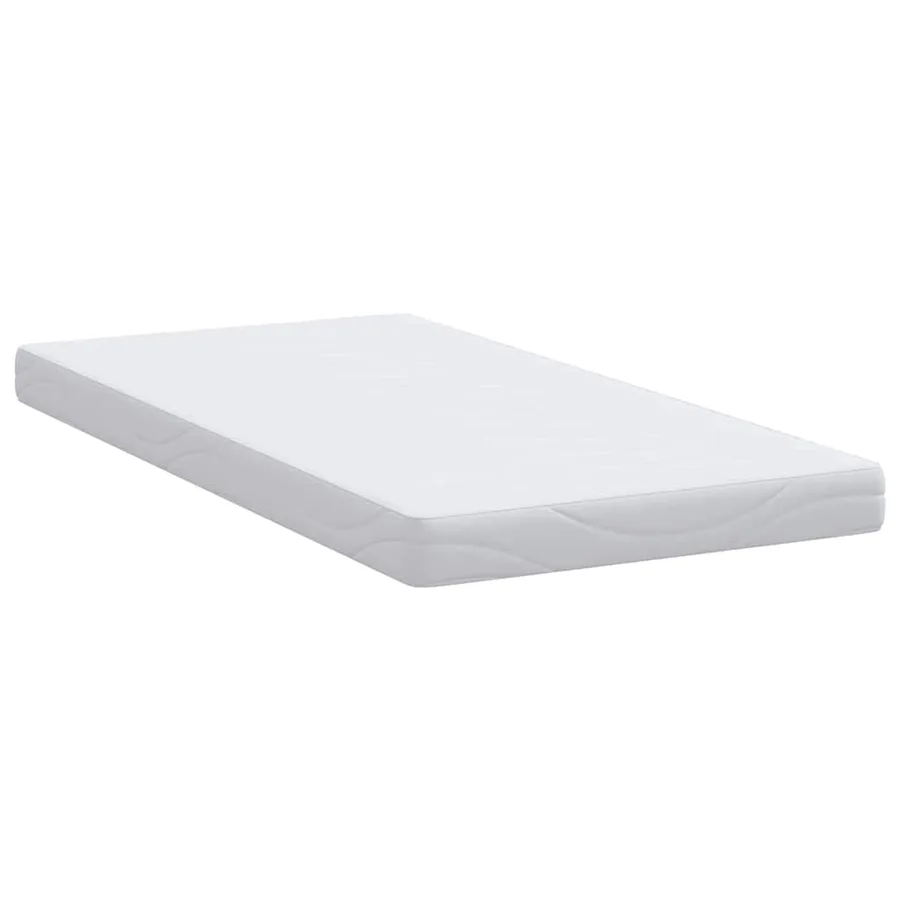 Matelas Blanc 90 x 200 cm Tissu jacquard - 5