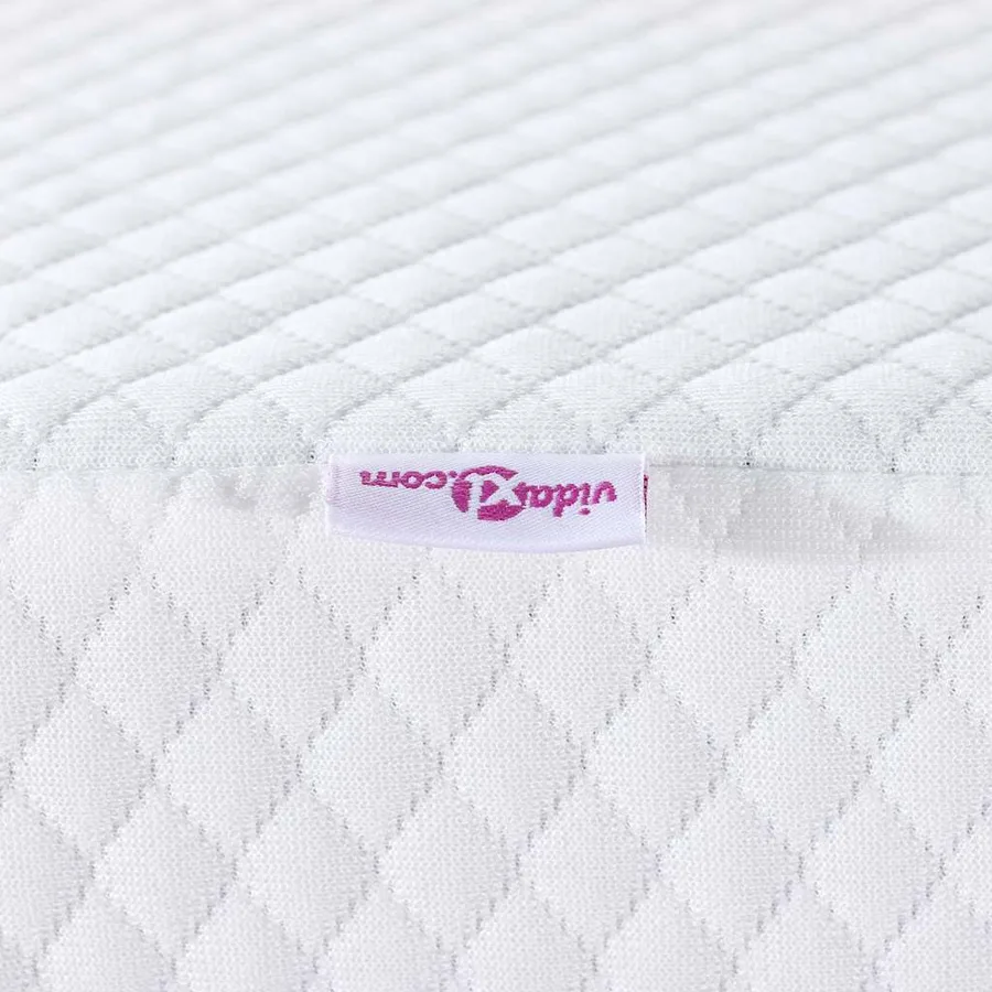 Surmatelas en mousse à mémoire 160 x 200 cm Thick Doux Blanc - 9