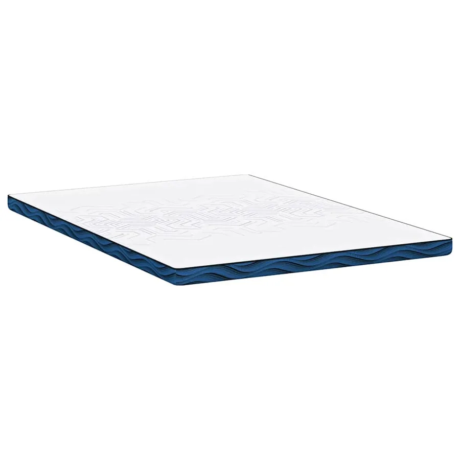 Surmatelas Blanc 140 x 190 cm Tissu jacquard - 6