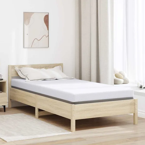 Surmatelas en mousse à mémoire 120 x 200 cm Thick Doux Blanc