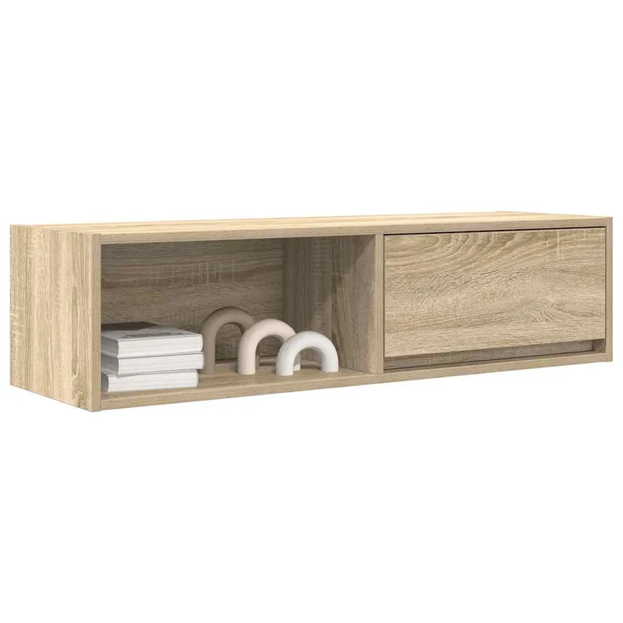 Meubles TV 2 pcs chêne sonoma 100x31x25,5 cm bois d'ingénierie - 4