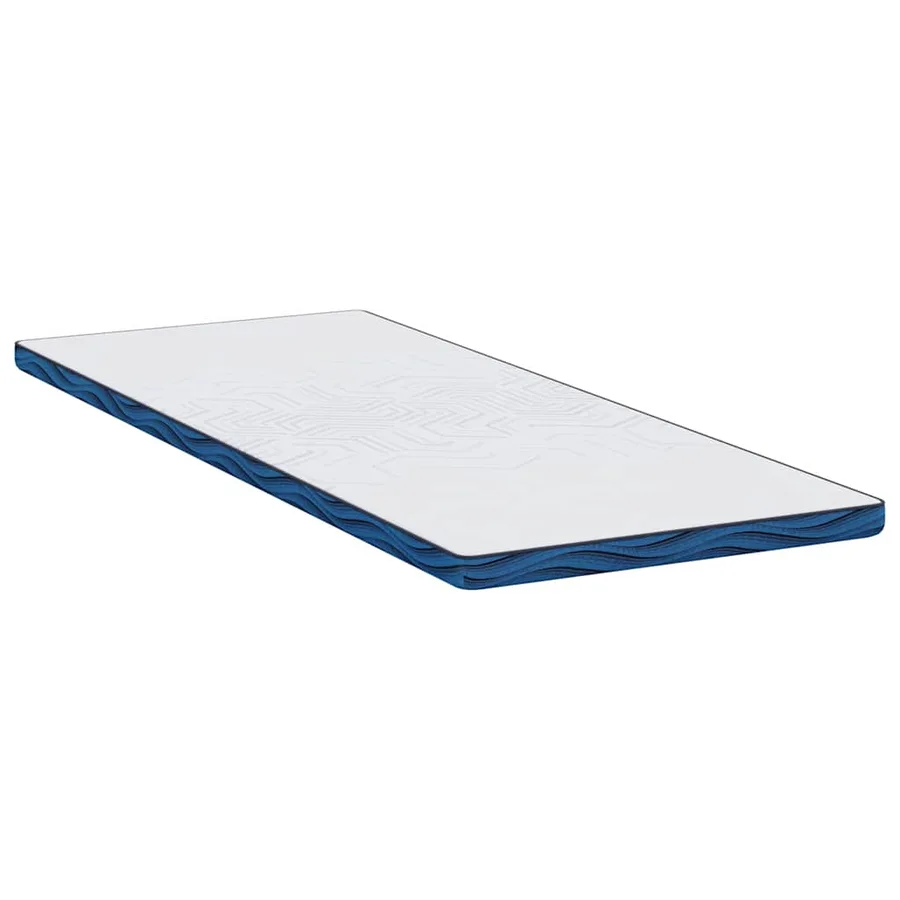 Surmatelas Blanc 70 x 200 cm Tissu jacquard - 5