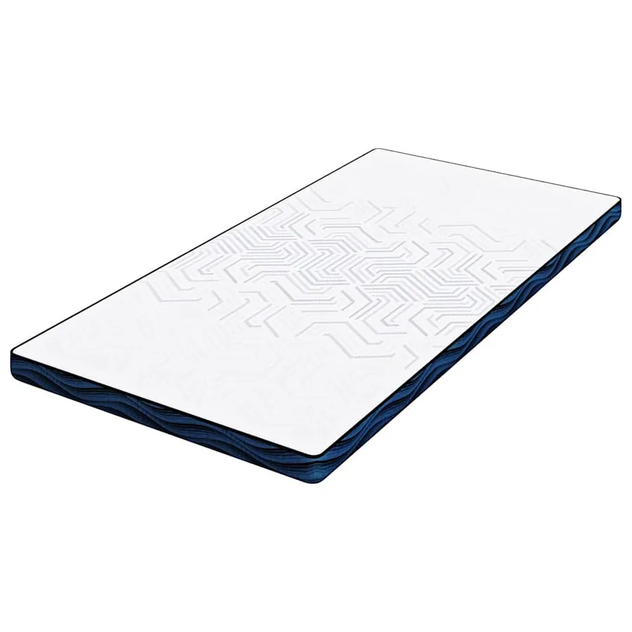 Surmatelas Blanc 90 x 190 cm Tissu jacquard - 4