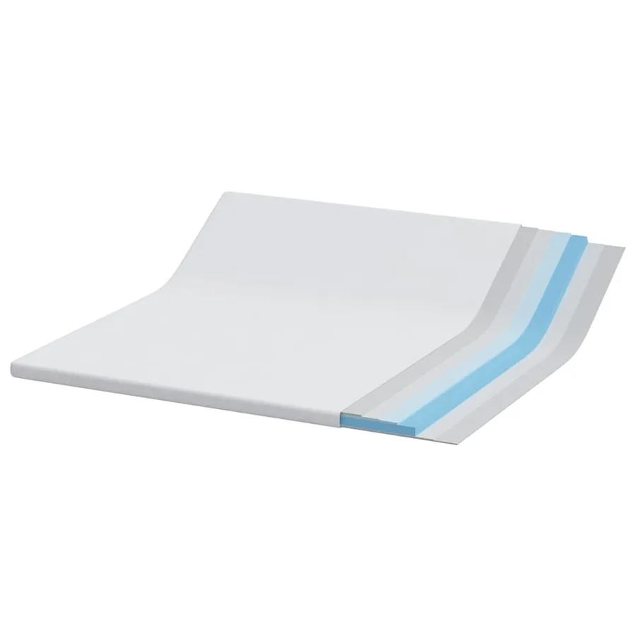 Surmatelas Blanc 200 x 200 cm Tissu jacquard - 4