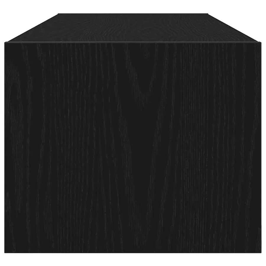 Meuble TV 2 pcs chêne noir 100x31x25,5 cm bois d'ingénierie - 8