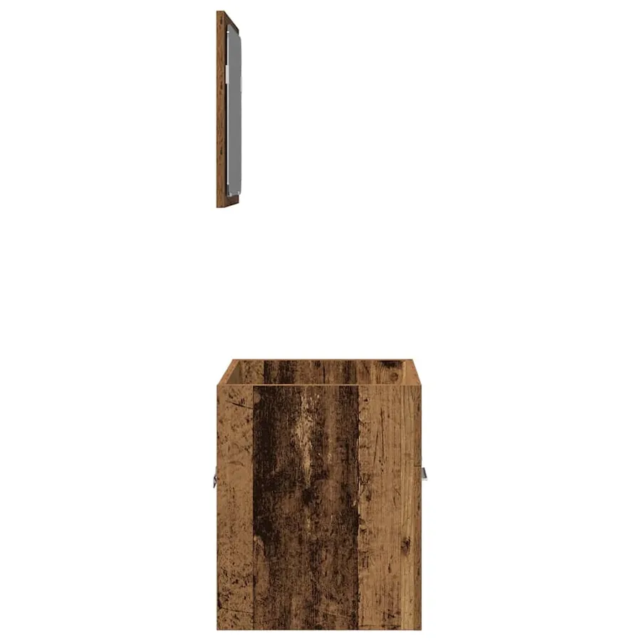 Ensemble de meubles salle de bain 2 pcs bois d'ingénierie - 7