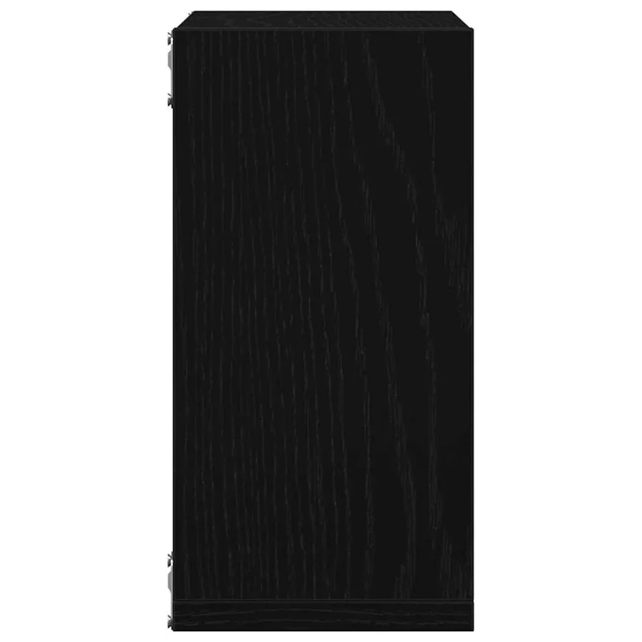 Étagères murales cubiques lot de 2 chêne noir 30 x 15 x 30 cm bois composite - 7
