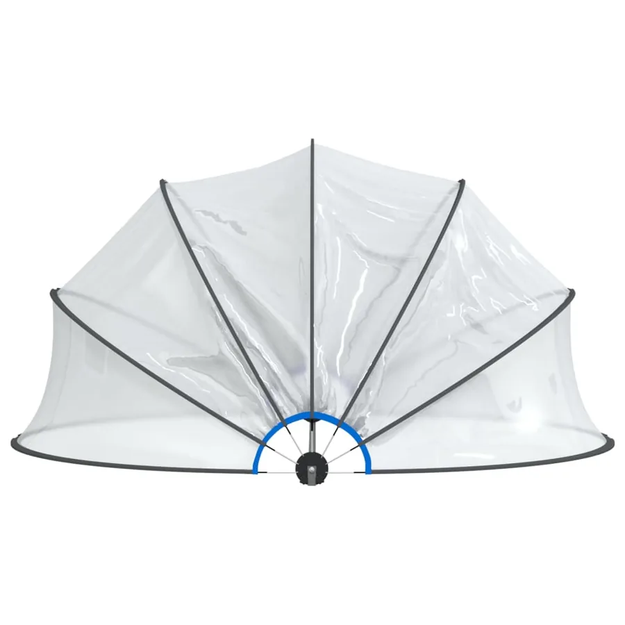 Dôme de piscine rond 376x188 cm PVC - 4