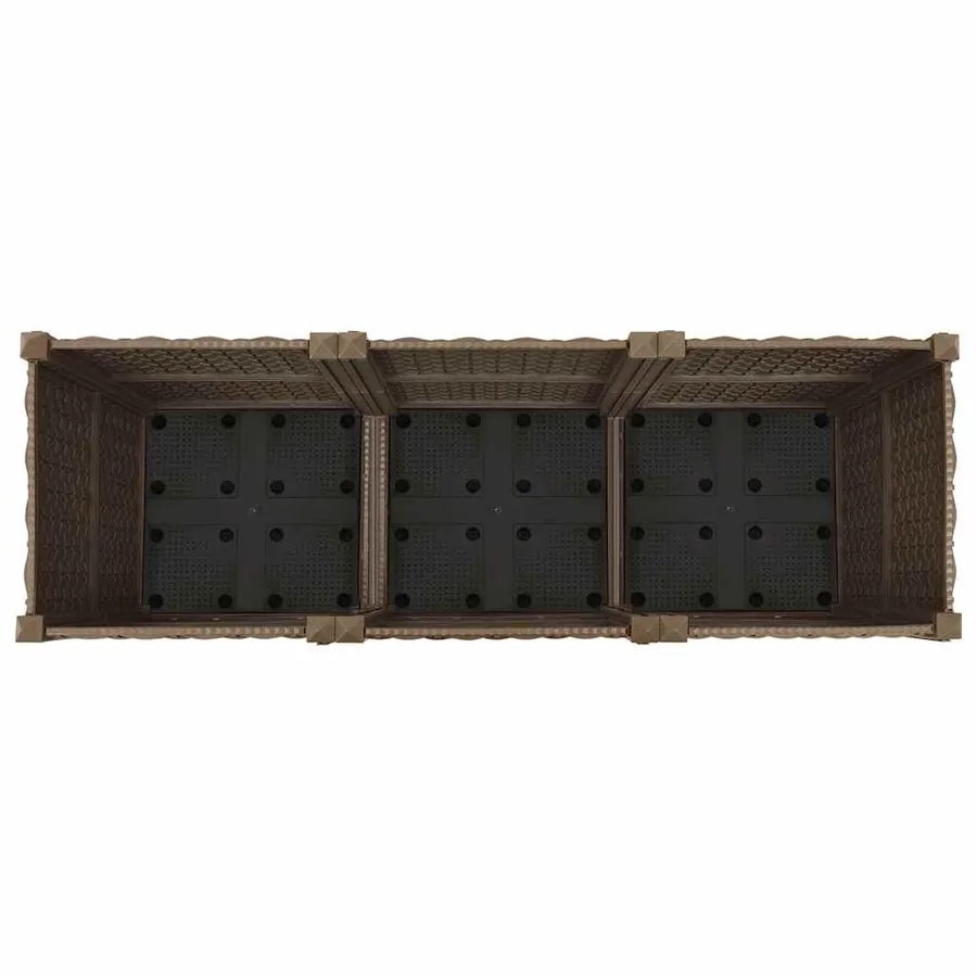 Lit surélevé 120x40x38 cm Polypropylène - 6