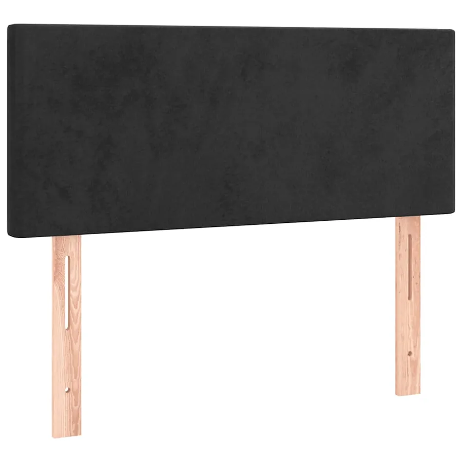 Tête de lit Noir 90x5x78/88 cm Velours - 2