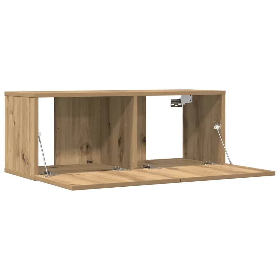 Meubles TV muraux 2 pcs chêne artisanal 80x30x30 cm - 4