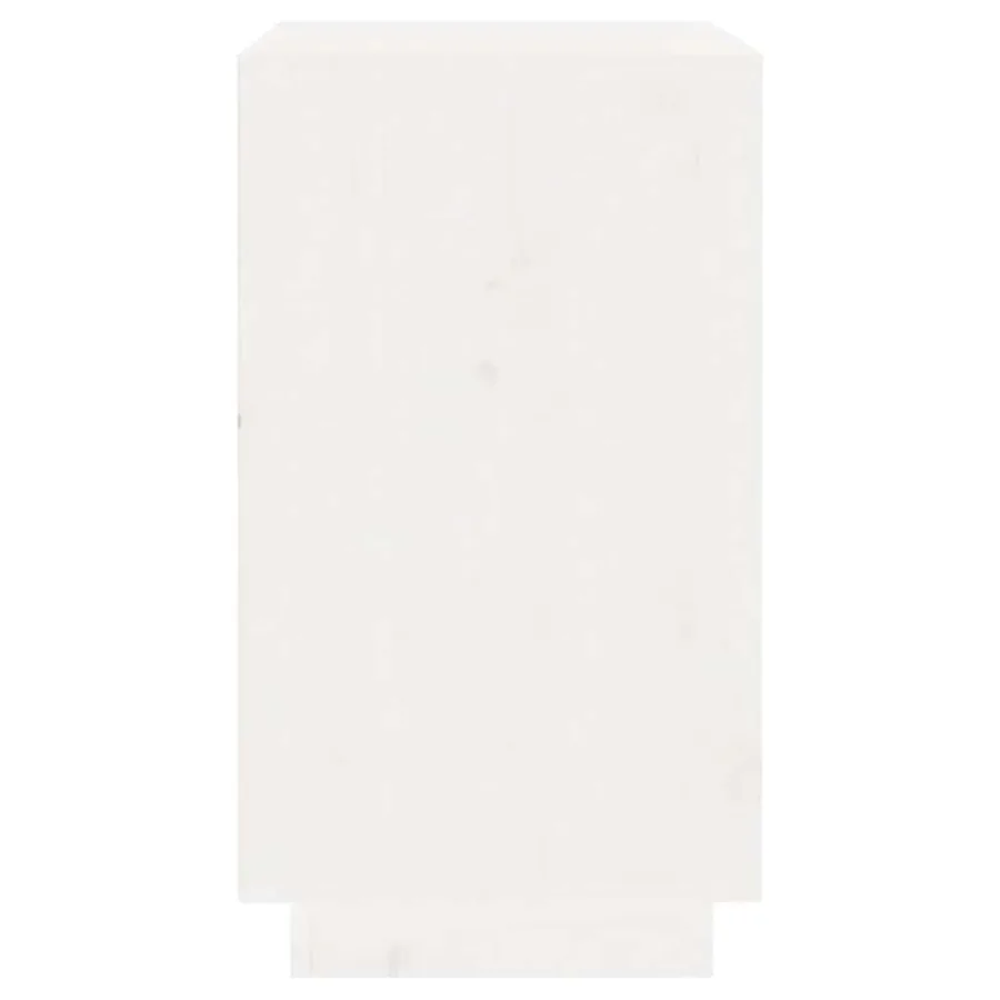 Armoire à vin Blanc 55,5x34x61 cm Bois de pin massif - 6