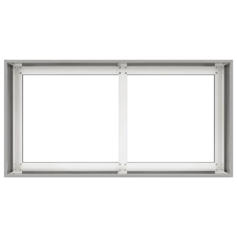 Jardinière 80x40x40 cm acier inoxydable - 5
