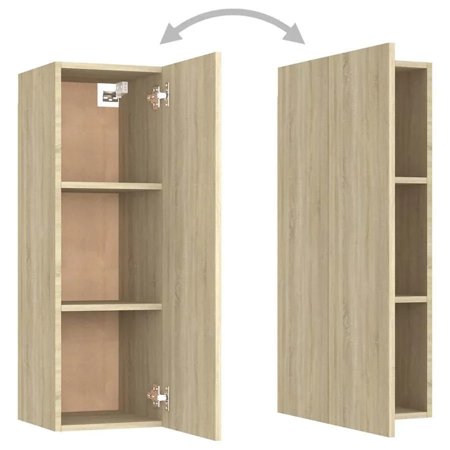 Ensemble de meubles TV 4 pcs Chêne sonoma Bois d'ingénierie - 5