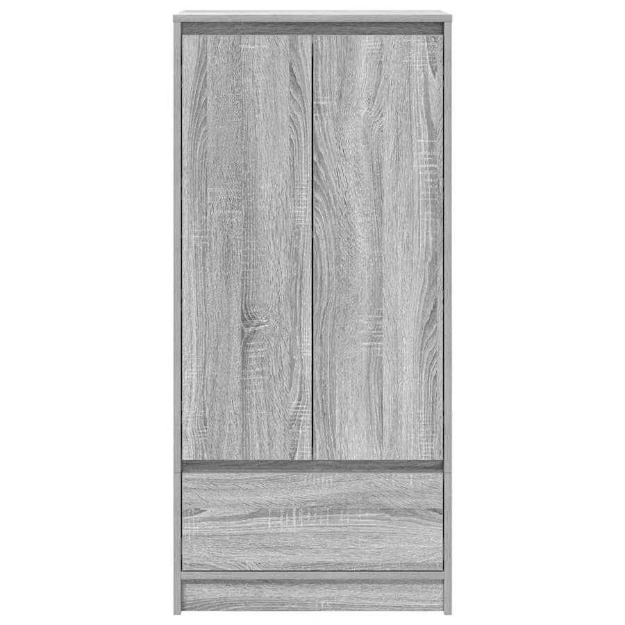 Armoire tiroir sonoma gris 55,5x34x119,5 cm bois d'ingénierie - 6