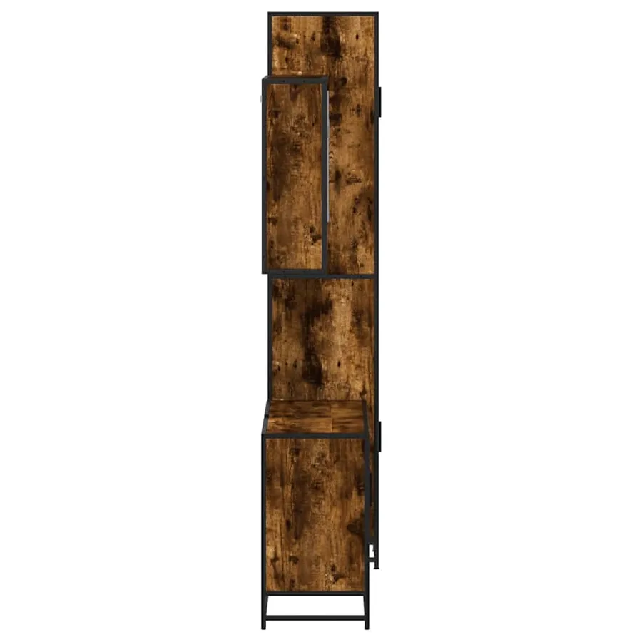 Ensemble de meubles de salle de bain 3 pcs Chêne fumé - 6