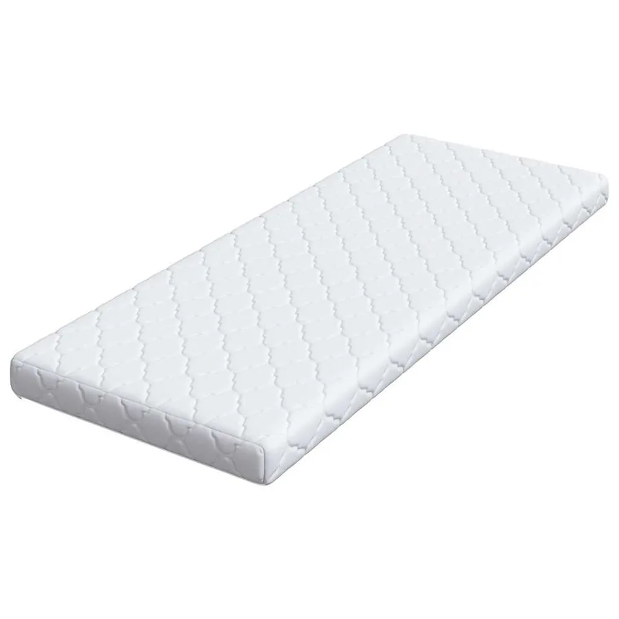 Matelas Blanc 80 x 200 cm Tissu jacquard - 4