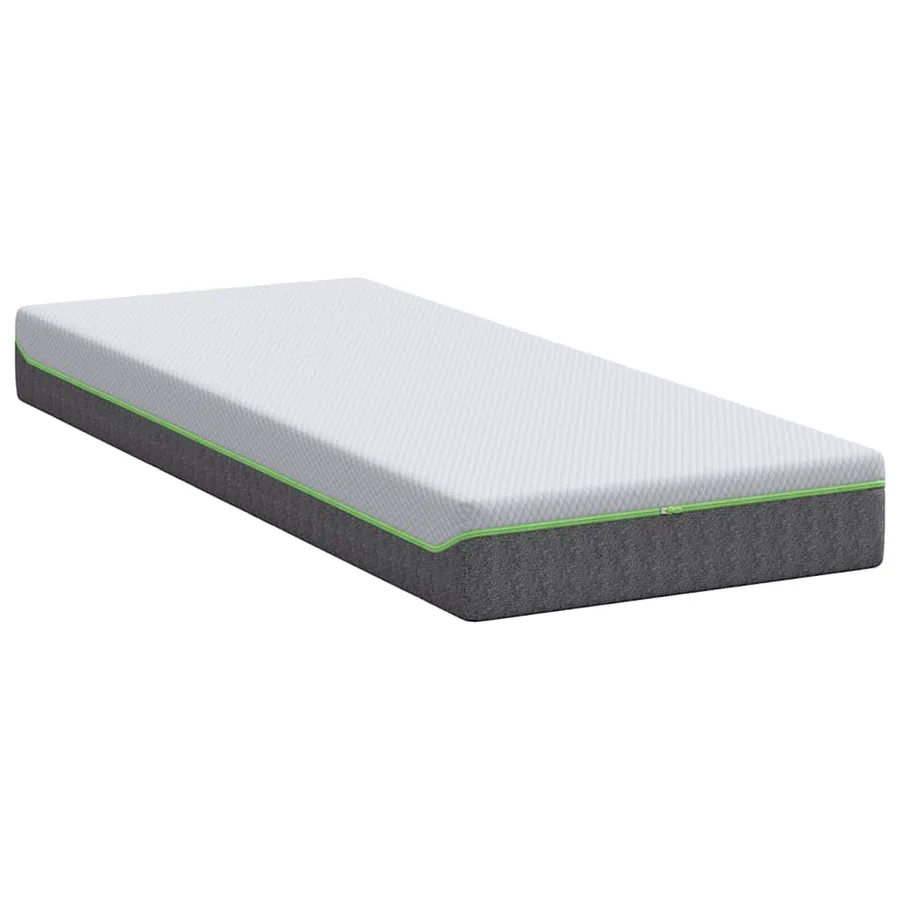 Matelas Blanc et Gris 70 x 200 cm Tissu jacquard - 5