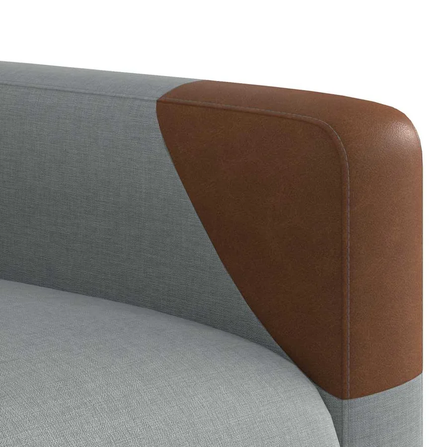 Fauteuil inclinable électrique Gris clair Tissu - 11