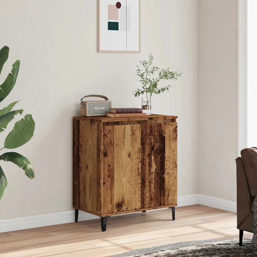 Buffet vieux bois 60x35x70 cm bois d'ingénierie - 3