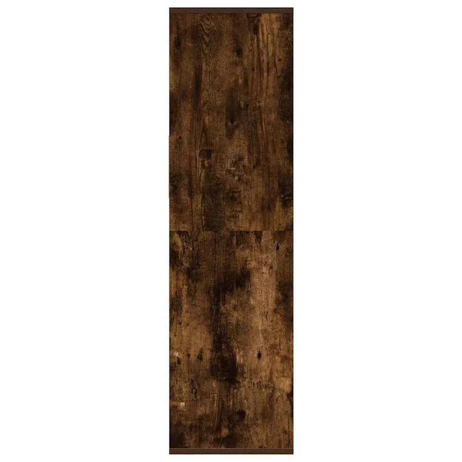 Bibliothèque chêne fumé 34x31x112 cm bois d'ingénierie - 5