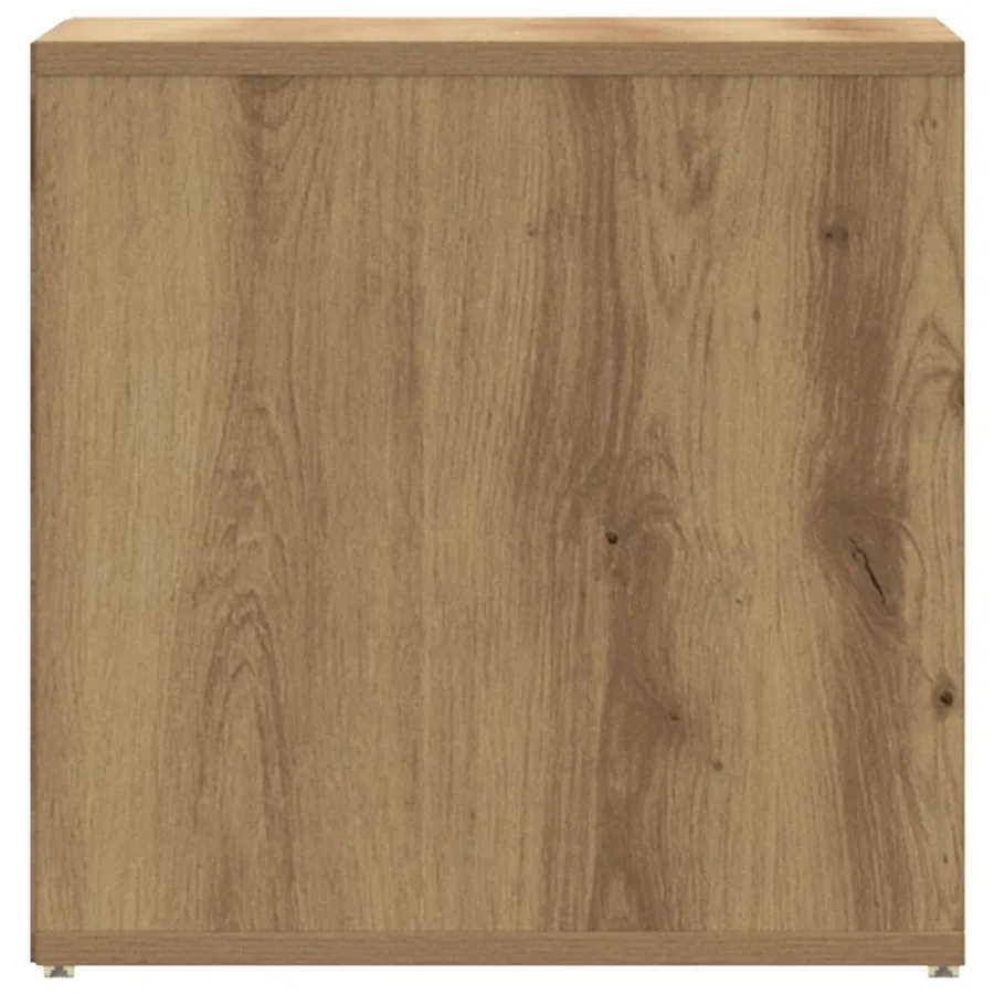 Tiroir boîte chêne artisanal 40,5x40x40 cm bois d'ingénierie - 5