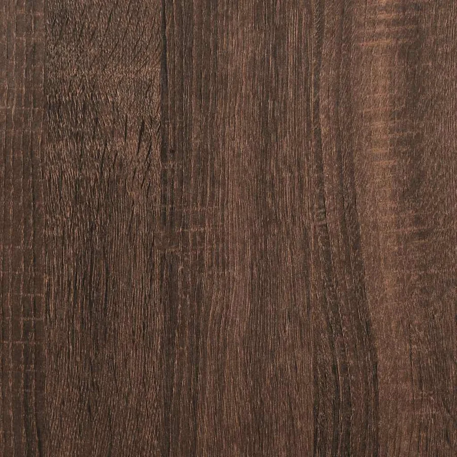 Bibliothèque chêne marron 89x24x101,5 cm bois d'ingénierie - 9