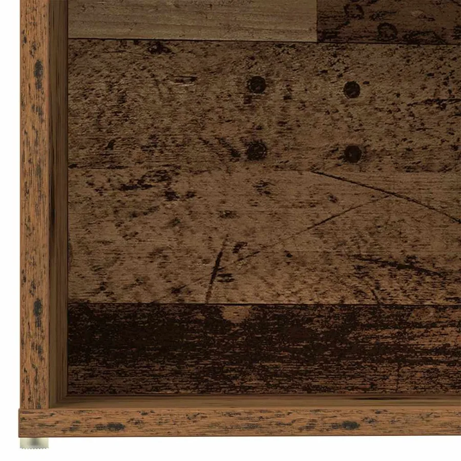 Bibliothèques 3 pcs vieux bois bois d'ingénierie - 10