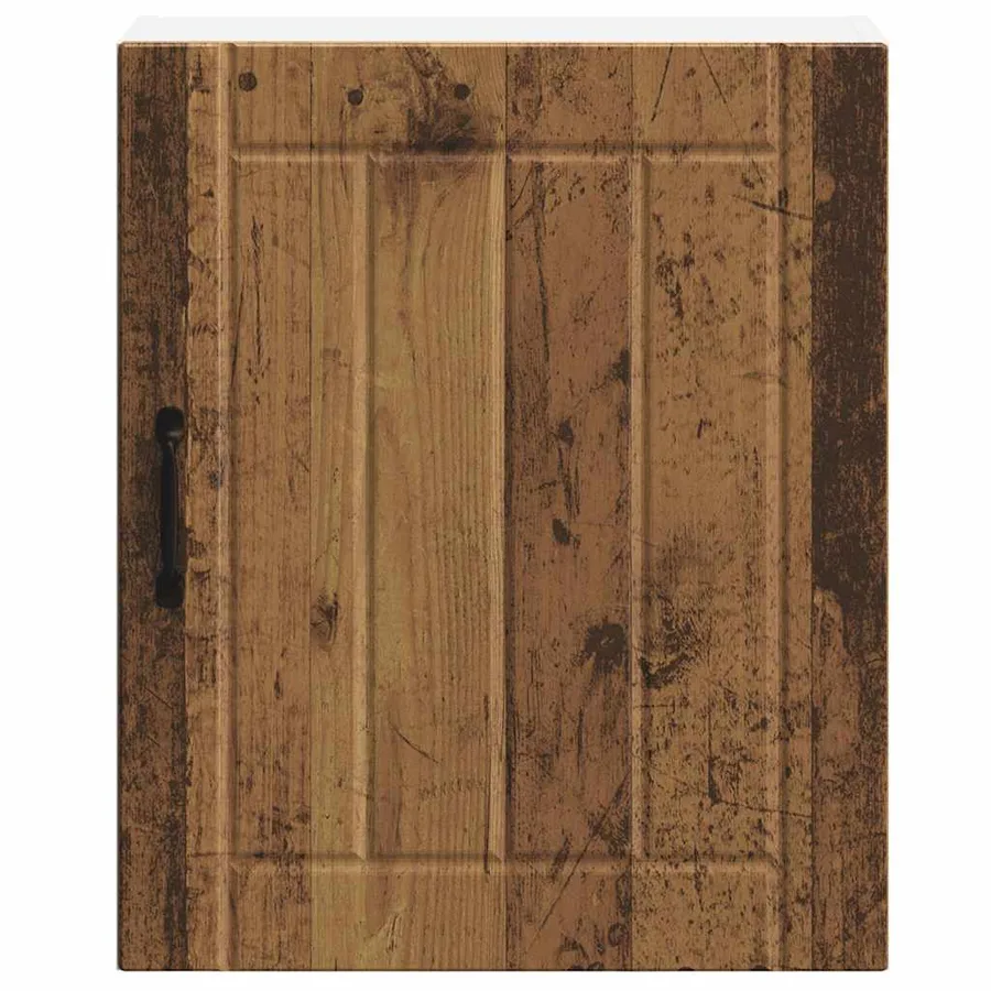 Armoire murale de cuisine Lucca vieux bois bois ingénierie - 5
