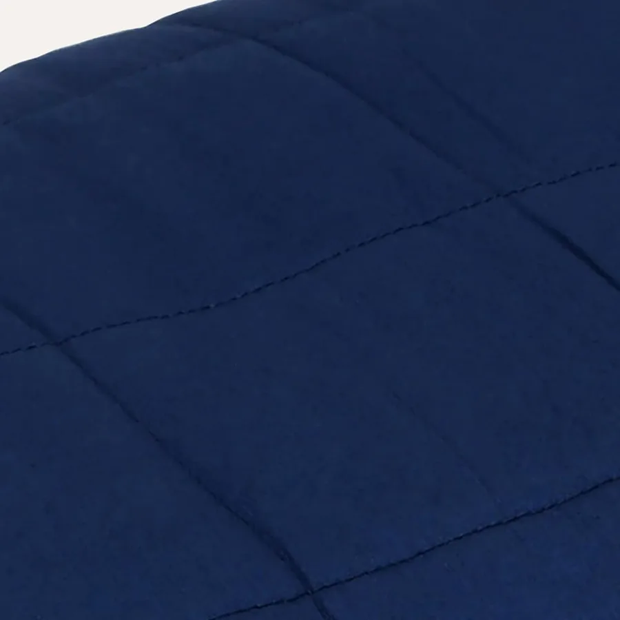 Couverture lestée Bleu 120x180 cm 9 kg Tissu - 4