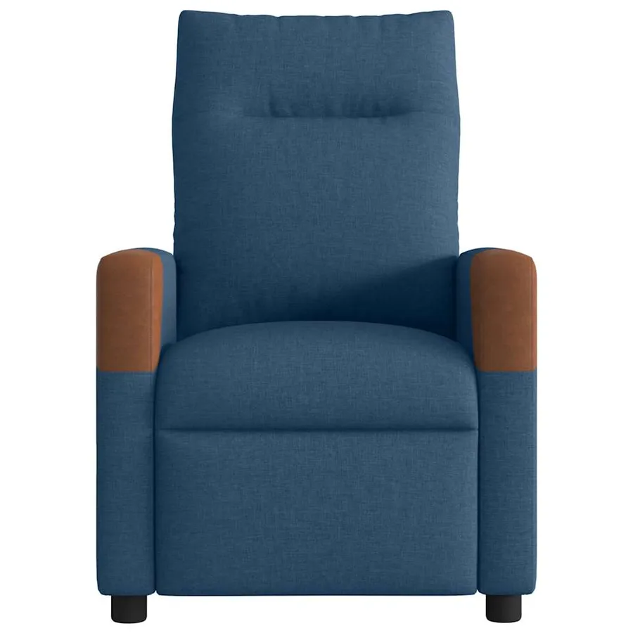 Fauteuil inclinable Bleu Tissu - 3