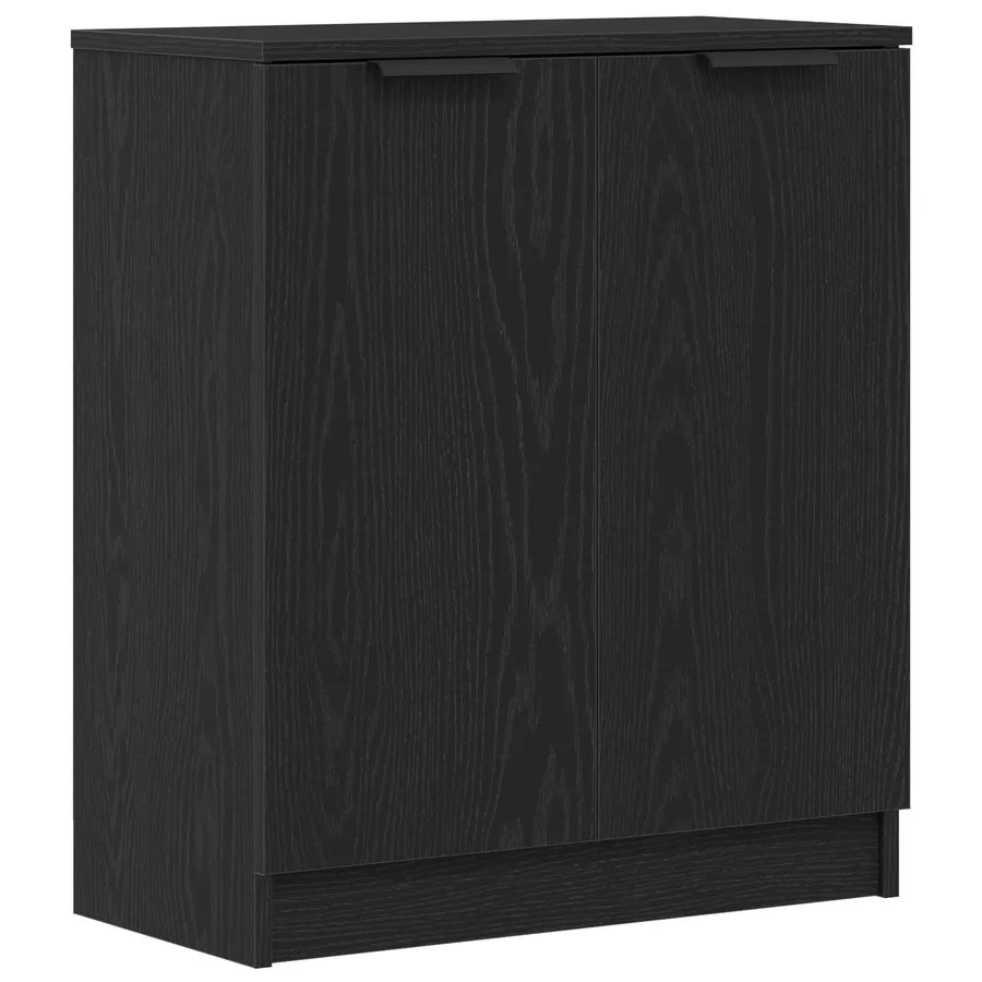 Buffet 3 pcs Chêne noir Bois d'ingénierie - 6