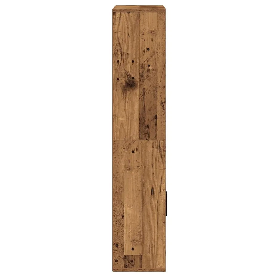 Bibliothèque vieux bois 60x24x120 cm bois d'ingénierie - 5