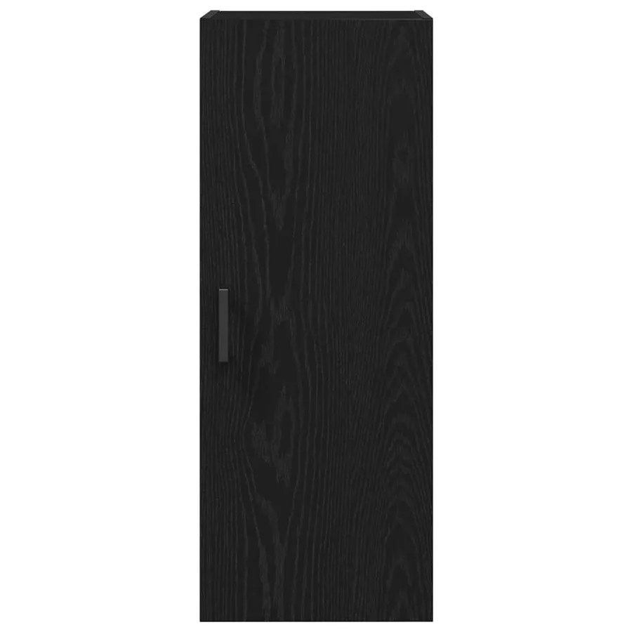 Armoire murale en chêne noir 34,5 x 34 x 90 cm Bois d'ingénierie - 6