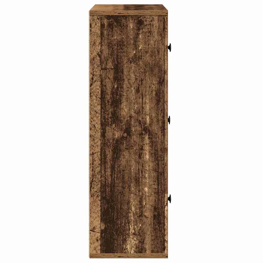 Bibliothèque vieux bois 60x24x76,5 cm bois d'ingénierie - 6